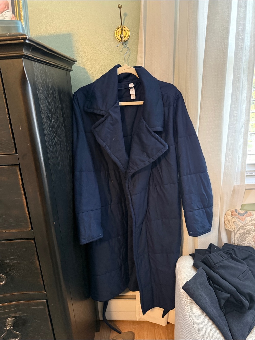 Navy Blanket Robe